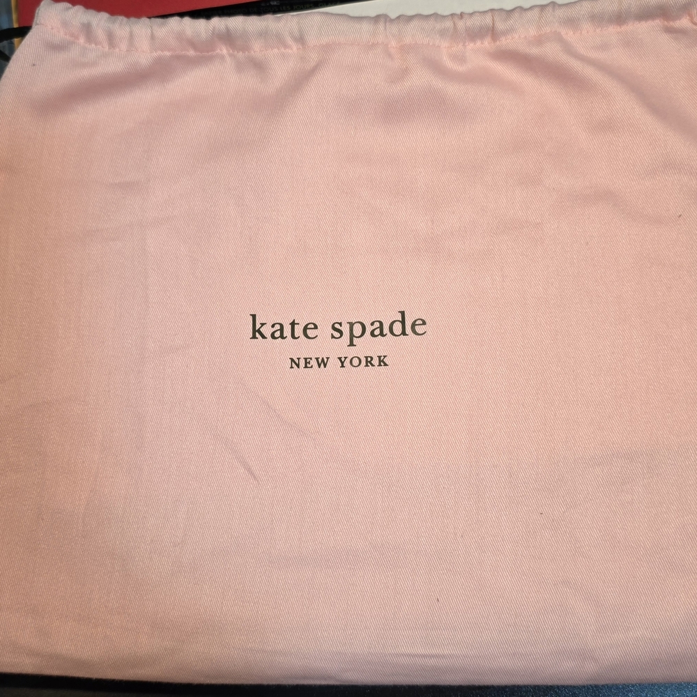 Kate Spade Knott Colorblock Pebbled Medium Leather Saddle Bag--Milk Glass Multi - Picture 7 of 13